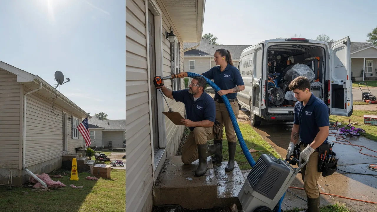 Ceiling Water Damage Restoration in Gleason, WI near me